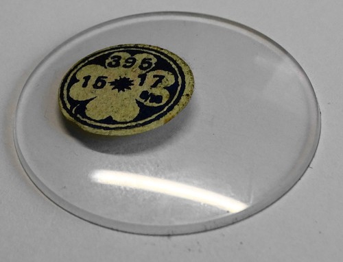 VERRE MONTRE DIAM. 41.7 mm PUNAISE TENA ET BUTTY