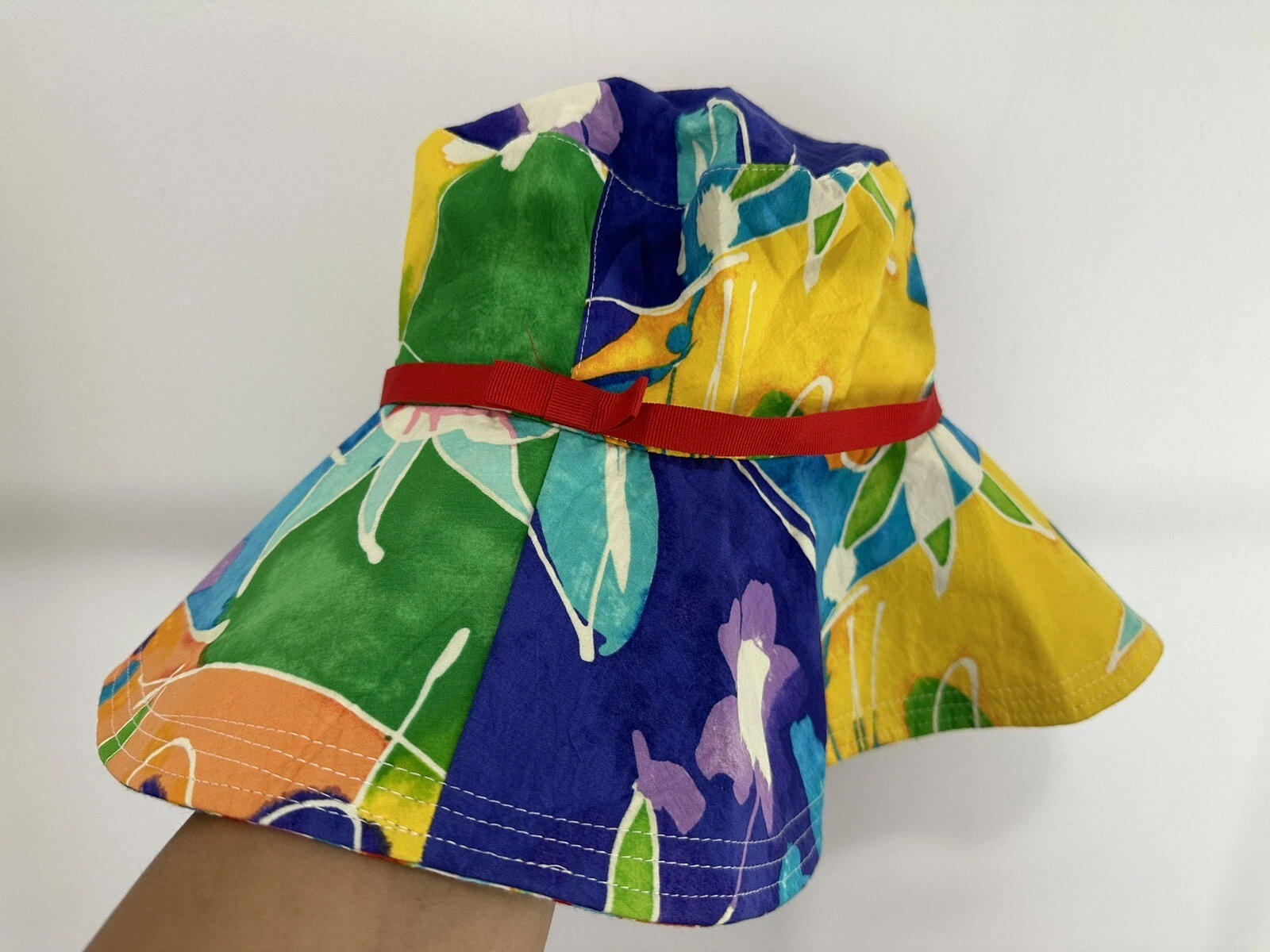 Jams World Women’s One Size Bold Multicolor Floral Sun Hat