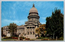 c1960s State Capitol Building Boise Idaho Vintage Postcard