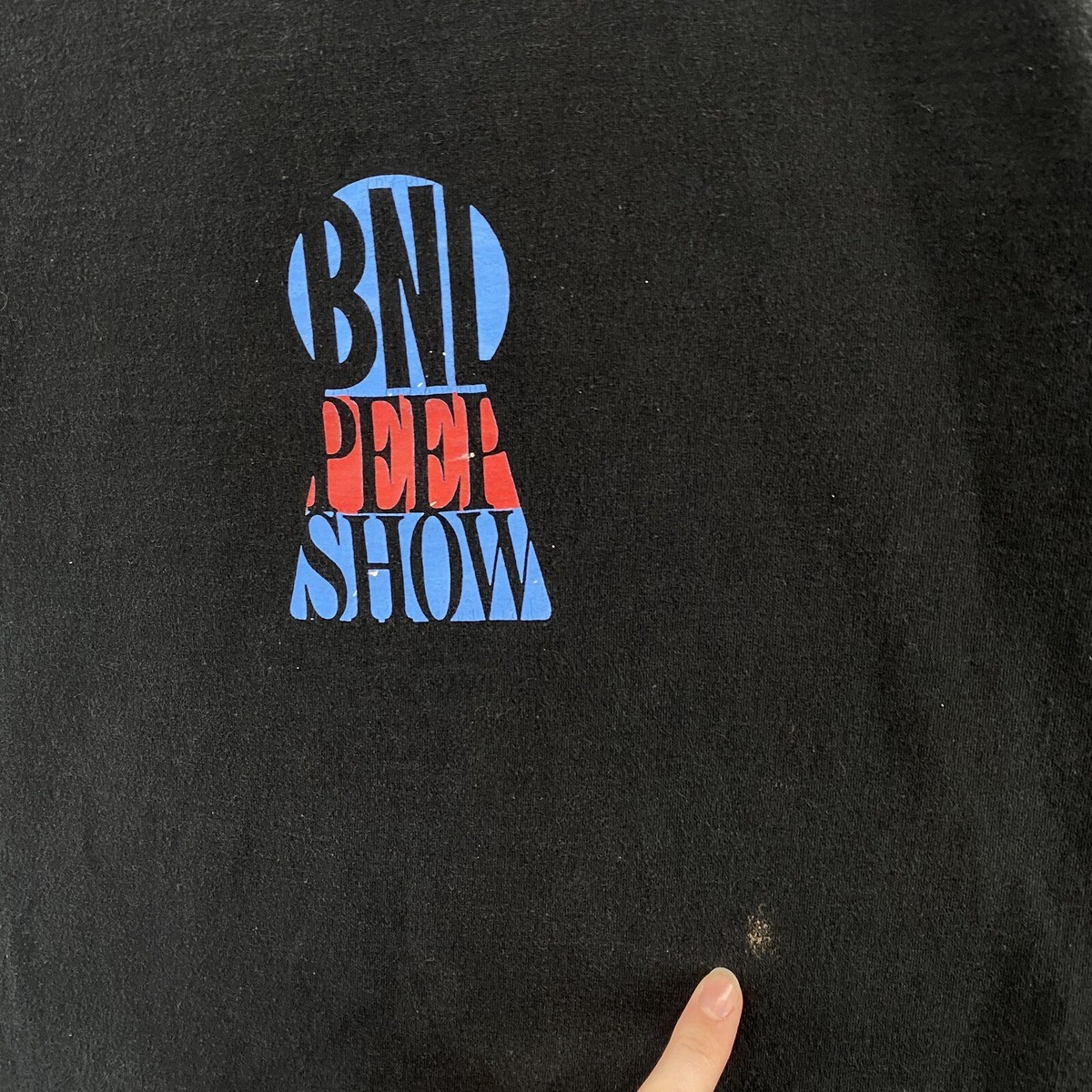 VINTAGE Barenaked Ladies T Shirt Men Large Black Peepshow Tour
