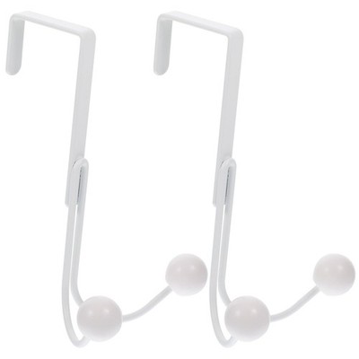 2pcs Multi-functional Door Hook Hat Hanger Wall Hanger Coat Hanging Hooks