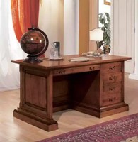Klassischer Schreibtisch LuxuriöSe BüRomöBel HolzmöBel Tisch MöBel