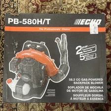 NEW Echo Gas Backpack Blower with Tube Throttle PB580T
