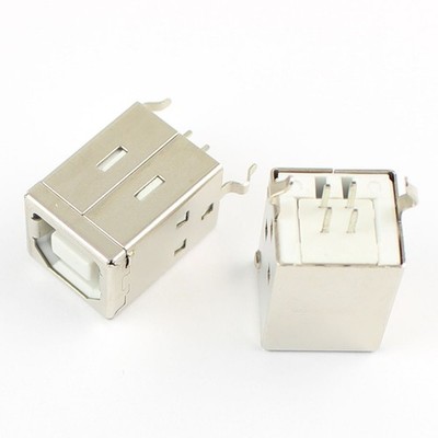 5Pcs USB 2.0 Type B Female 4 Pin DIP PCB Socket Connector For Printer Port #qm