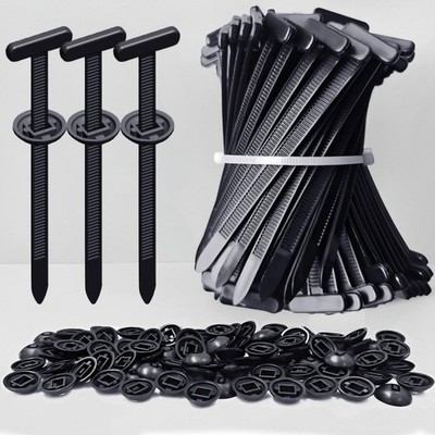 Cable Tie Buckle 200PCS Upgraded Nylon Heavy Duty Self-Locking Multifunctional