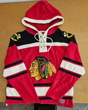 Old Time Hockey  Chicago Blackhawks  Hoodie Large