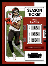 2021 Panini Contenders Mike Evans #92 Tampa Bay Buccaneers NFL Football
