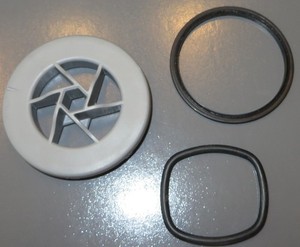 Original Bosch Siemens Abdeckung Flottenspeicher 00626400 und Dichtung 00633979