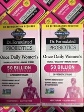 2 Pack Garden of Life Dr. Formulated Women's Probiotics - 30 Capsules Exp 02/27
