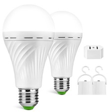 Rechargeable Emergency LED Light Bulbs, Light up to 28 Hrs, Battery Operated Lig