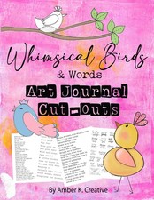 Art Journal Cut-Outs: Whimsical Birds Words