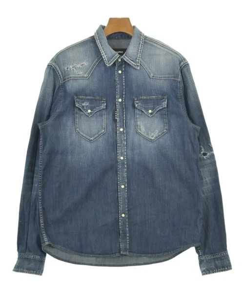 Dsquared2 Denim Casual Button-Down Shirts for Men for sale | eBay