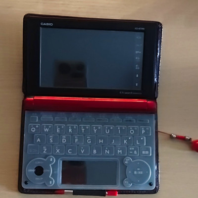 Casio Ex-word XD-B7300 elektronisches Wörterbuch Handgerät QWERTY Stylus sw/rt