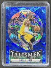 2024-25 Panini Prizm LeBron James Talismen Blue Ice #/125 Lakers