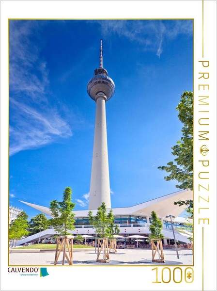 Calvendo Puzzle Berlin TV Tower | 1000 Pieces, Finished Size 25.2 × 18.9 In (64-image