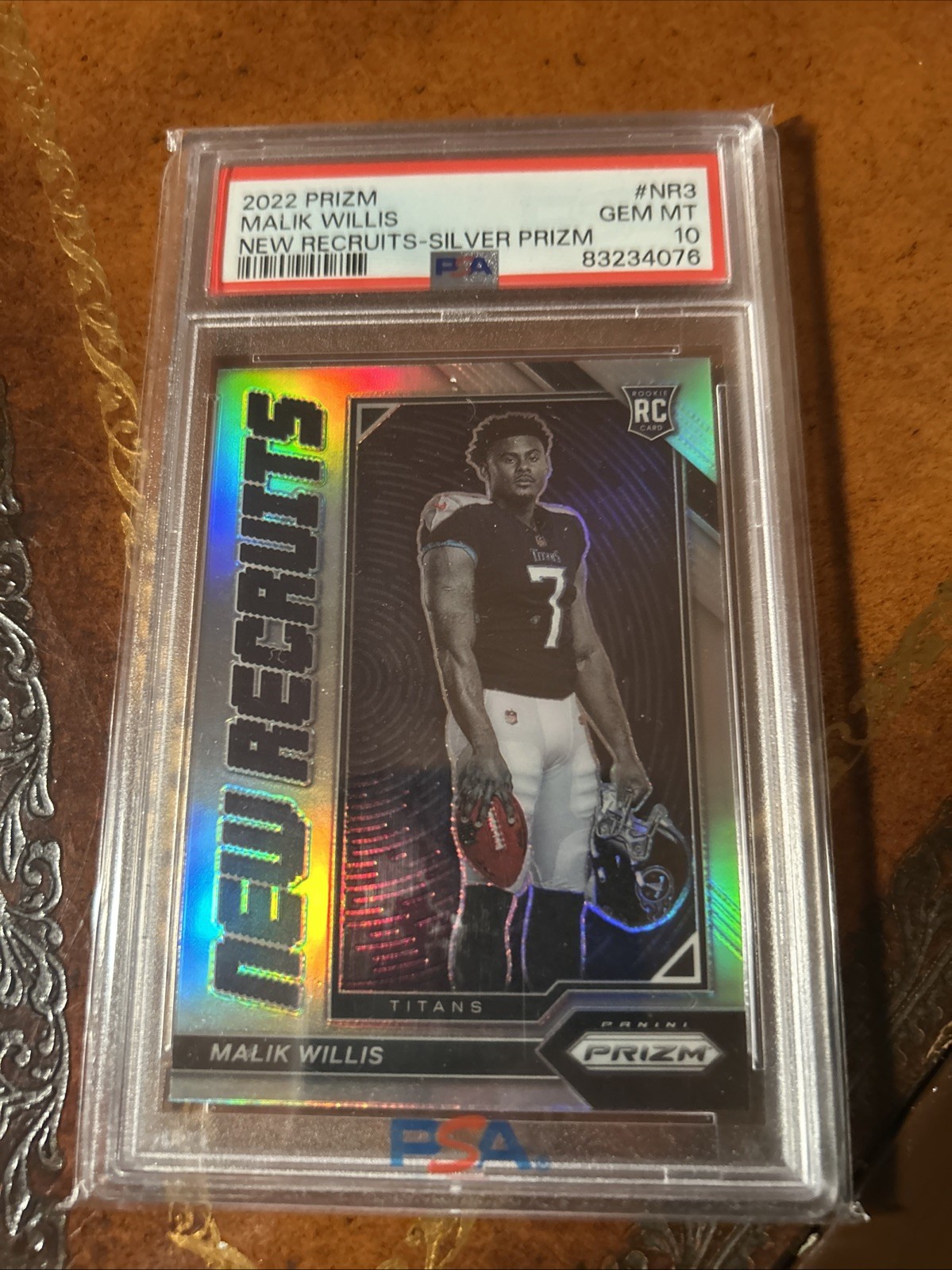 Malik Willis Panini Prizm New Recruits #NR3 Silver
