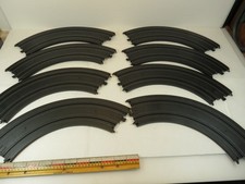 8 TYCO Slot Car Track 9 inch 9  R 1/4 Circle B-5831 All Tabs Made In China
