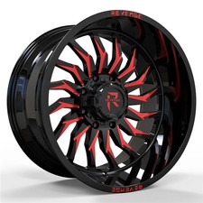 Revenge Rv-204 Wheels 20x10 -19 8x165.1 125.2 Black Rims Set Of 4 Revenge Rv-204 Wheels 20x10 -19 8x165.1 125.2 Black Rims Set Of 4