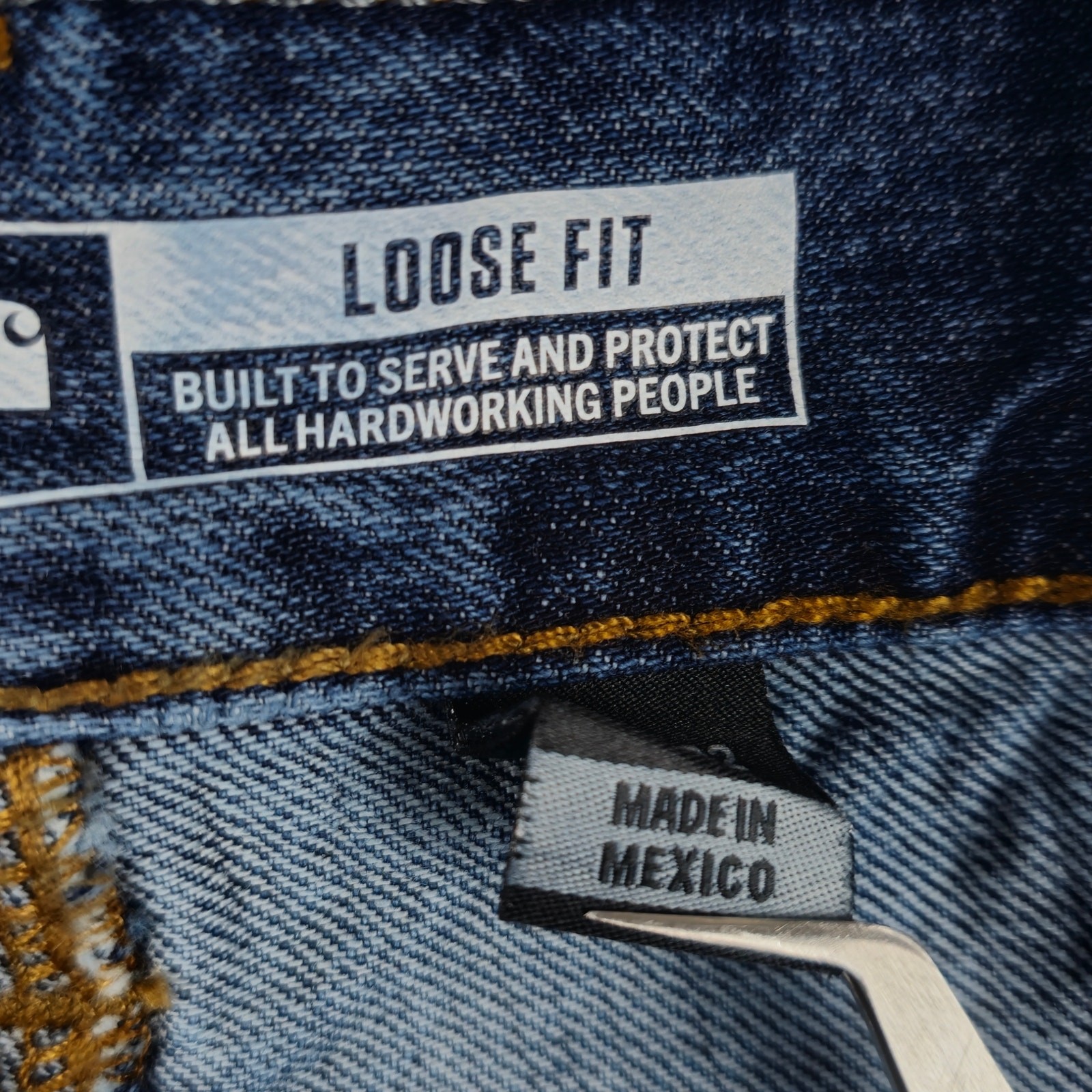 Carhartt Mens 44x32 Loose Fit Model No. BD4941-M Utility Jeans thumbnail 11