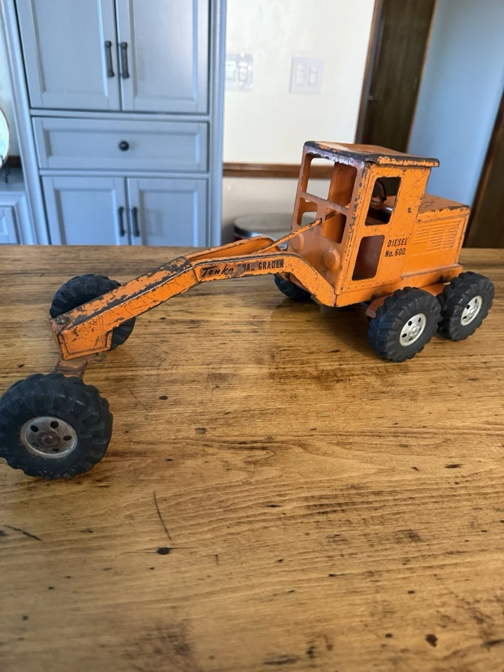 Tonka Road Grader Diesel No 600 Vintage 1950s-1960s - Image 4 of 4