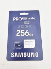 Samsung PRO Ultimate 256GB UHS I micro SDXC Card SD Adapter MB MY256SA WW