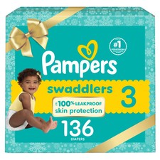 Pampers Swaddlers Active Baby Diapers Enormous Pack - Size 3 - 136ct