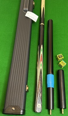Taylor Made Snooker Queue 19,9 Unzen, 9,5 mm Spitze, 60'' Zoll Länge länger Queue. 