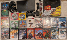 PS2 SCPH-50001 Console with Memory Cards Controller Camera 20 Games Tested