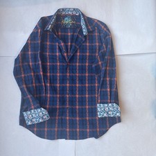 robert graham long sleeve button down shirt xl