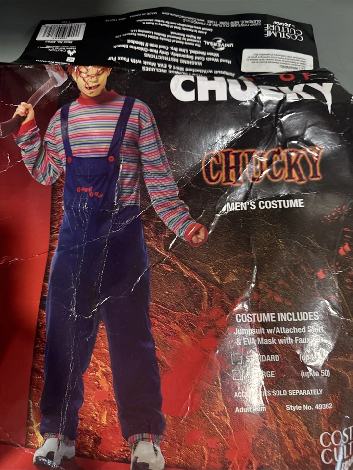 SEED OF CHUCKY Mono Disfraz Niño Talla Grande Estándar/con Máscara Hacha Foto 3 de 4