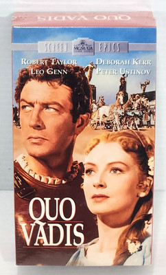 Quo Vadis 1951 (VHS 2001 Screen Epics) Robert Taylor Deborah Kerr Peter Ustinov