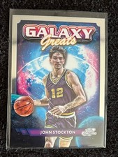 2023-24 TOPPS CHROME COSMIC GALAXY GREATS JOHN STOCKTON JAZZ