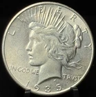 1935 US Peace One Dollar S$1 Silver Coin