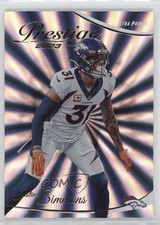 2023 Panini Prestige Xtra Points Sunburst Justin Simmons #94 2l8