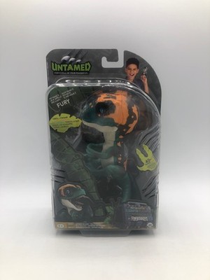 Untamed Raptor by Fingerlings - Fury Blue - Interactive Collectible Dinosaur -