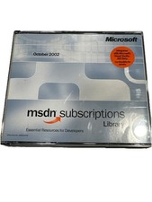 Microsoft MSDN Subscriptions Library 3CDs October 2002