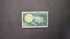 Czechoslovakia Stamp 1963 Spacecraft and Moon 30h 🇨🇿