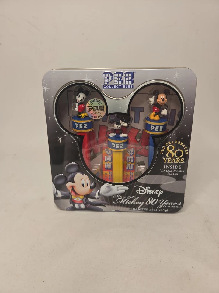 PEZ Collectibles Walt Disney Mickey Mouse Celebrate 80 Years Limited Edition Set - Image 1 of 2