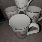 Christmas Mugs, St Nicholas Square, Tis the Season, Set of 4, 12 Oz, nwot — photo 2