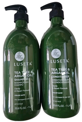 Luseta Teebaum & Arganöl Shampoo & Conditioner klären & reparieren 1000ml x 2