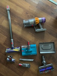 Dyson V15s Detect Submarine Akku-Staubsauger - Nickel Satin Gelb/Glanz Nickel