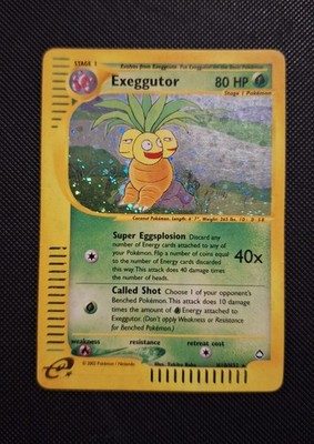 Pokemon TCG Aquapolis Exeggutor H10/H32 Holo Rare 