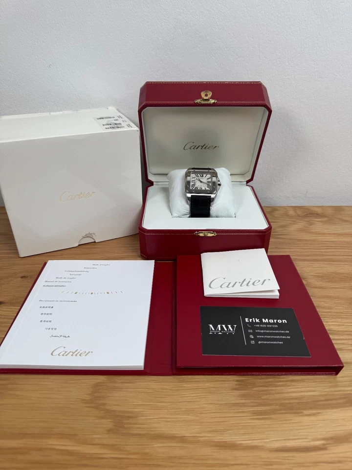 Cartier Santos 100 W20073X8 / 2013 / Full Set / Top Zustand - Bild 2 von 4