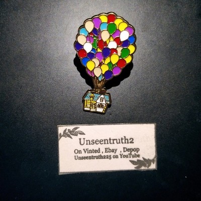 Disney Pixel Up House Flying Away Enamel Lapel Pin Brand New