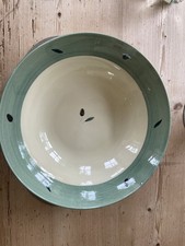 Poole Pottery 12 1/2" 32cm Serving /Salad Bowl Fresco Green Rachel Barker