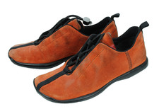 Prada Damen Schuhe Slipper Velours Leder rot schwarz Gr. 36 Vintage  FS103