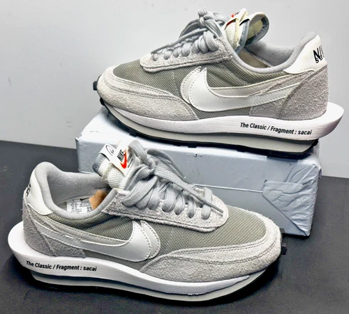 Nike Fragment x sacai x Nike LDWaffle Grey DH2684-001 Men's SZ: 6 - Used