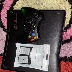 Microsoft Xbox 360 S Black Home Console Wi-Fi HDMI with Controller & Accessories