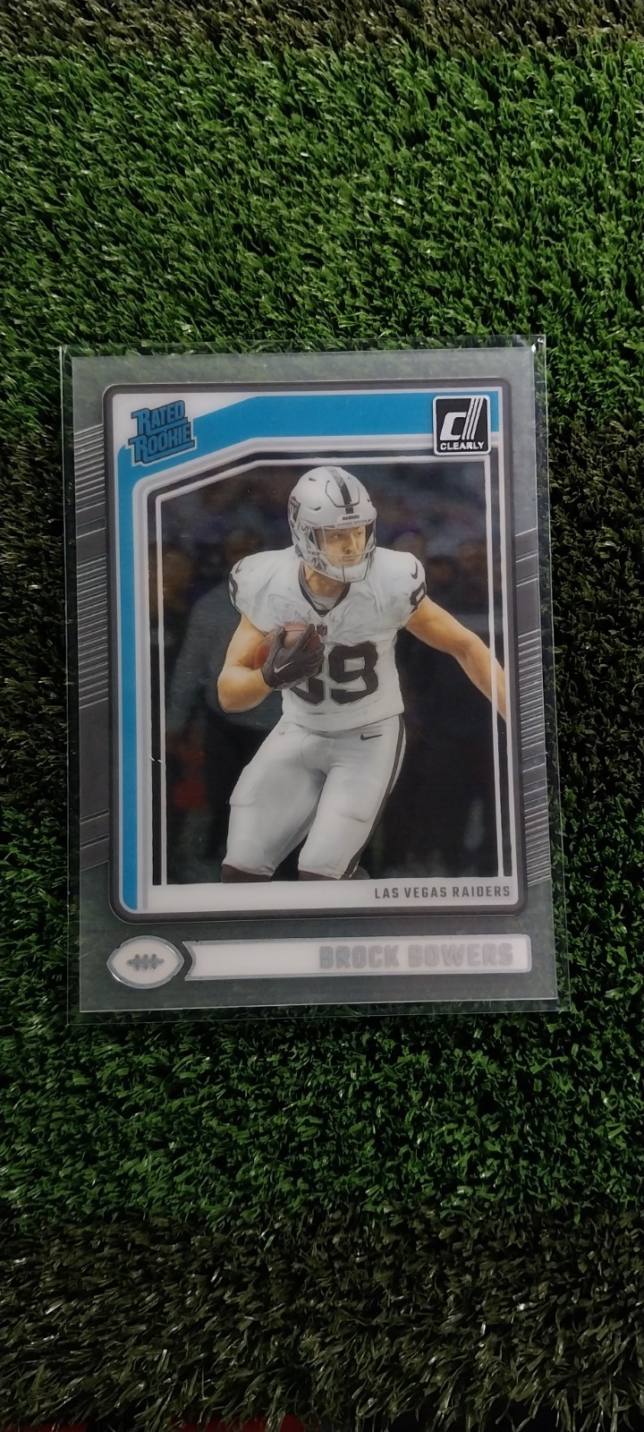 2024 Panini Clearly Donruss - Rated Rookie Brock Bowers #57 (RC)