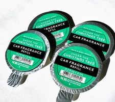 4 BATH & BODY WORKS UNDER THE CHRISTMAS TREE SCENTPORTABLE Car Refills NEW